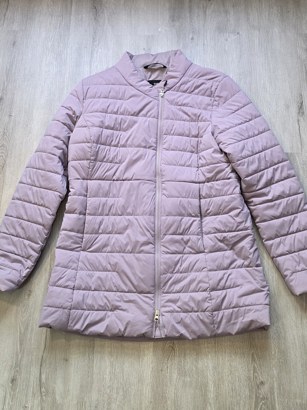 The North Face Women's Quilted Puffer Jacket Lavender Full Zip XL